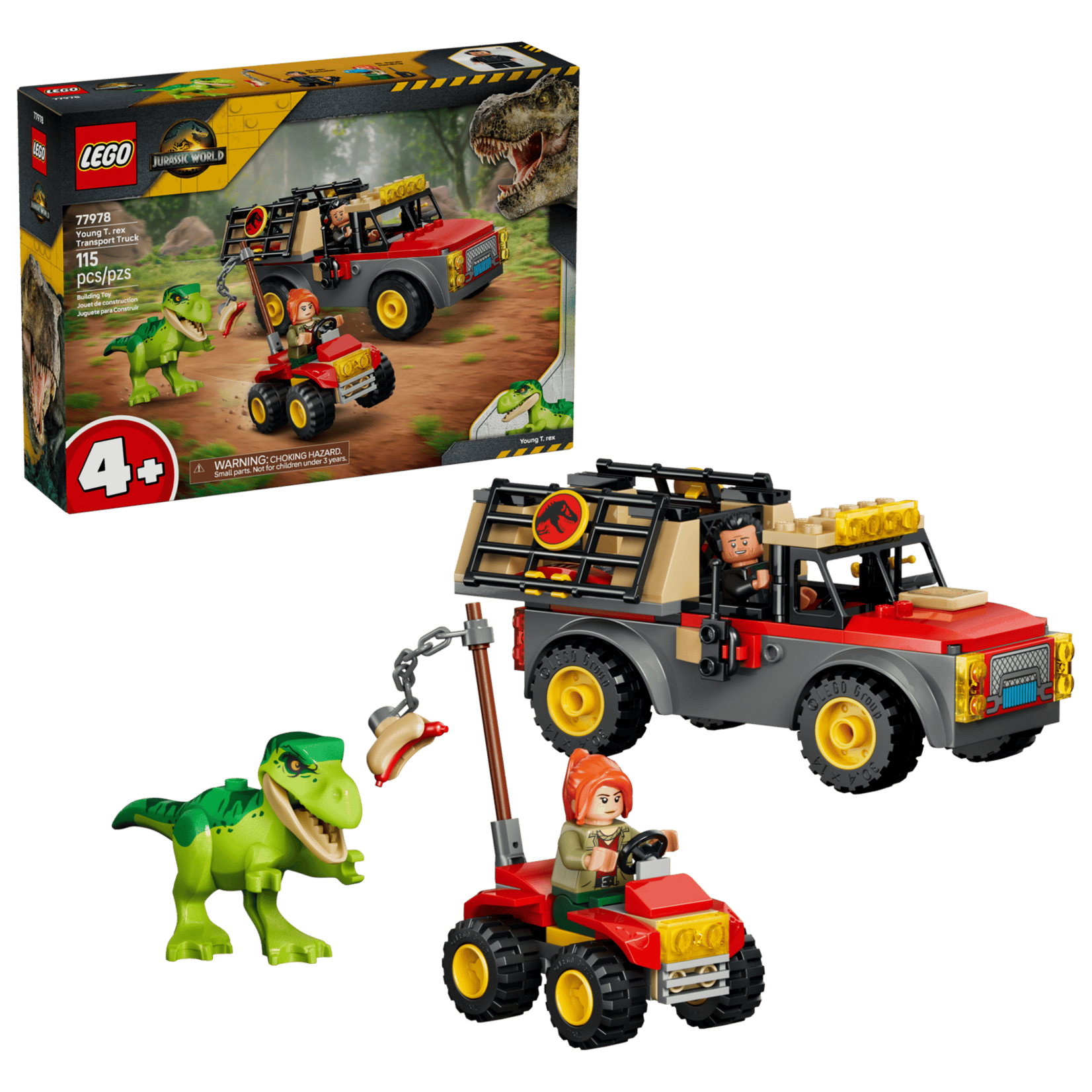 LEGO® 77978 - Young T. rex Transport Truck Jurassic World Building Set