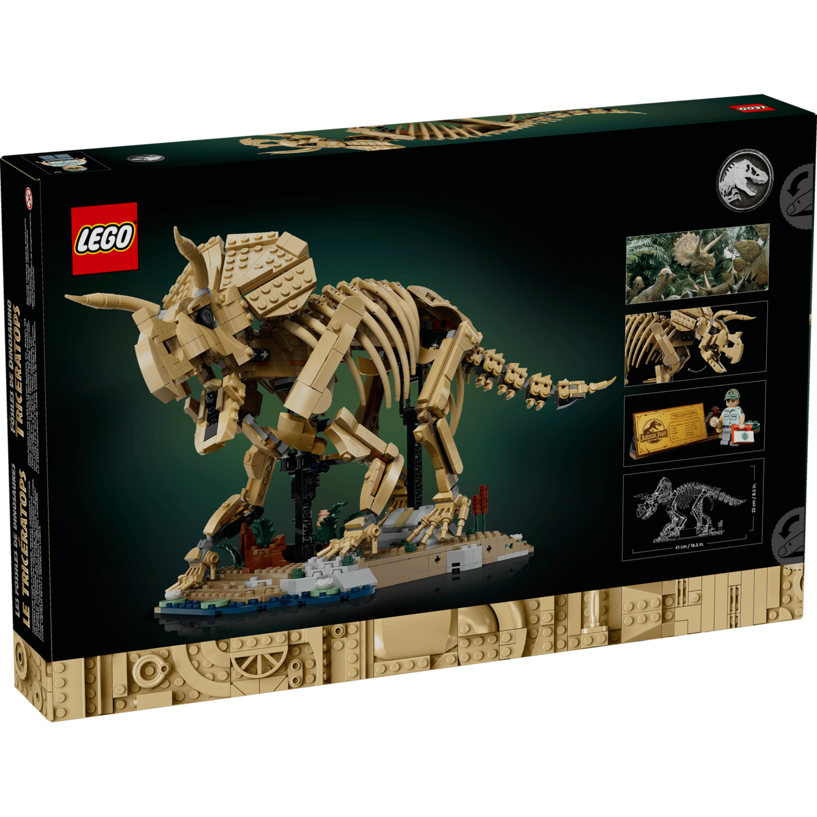 LEGO® 77985 - Dinosaur Fossils: Triceratops Jurassic World Building Set