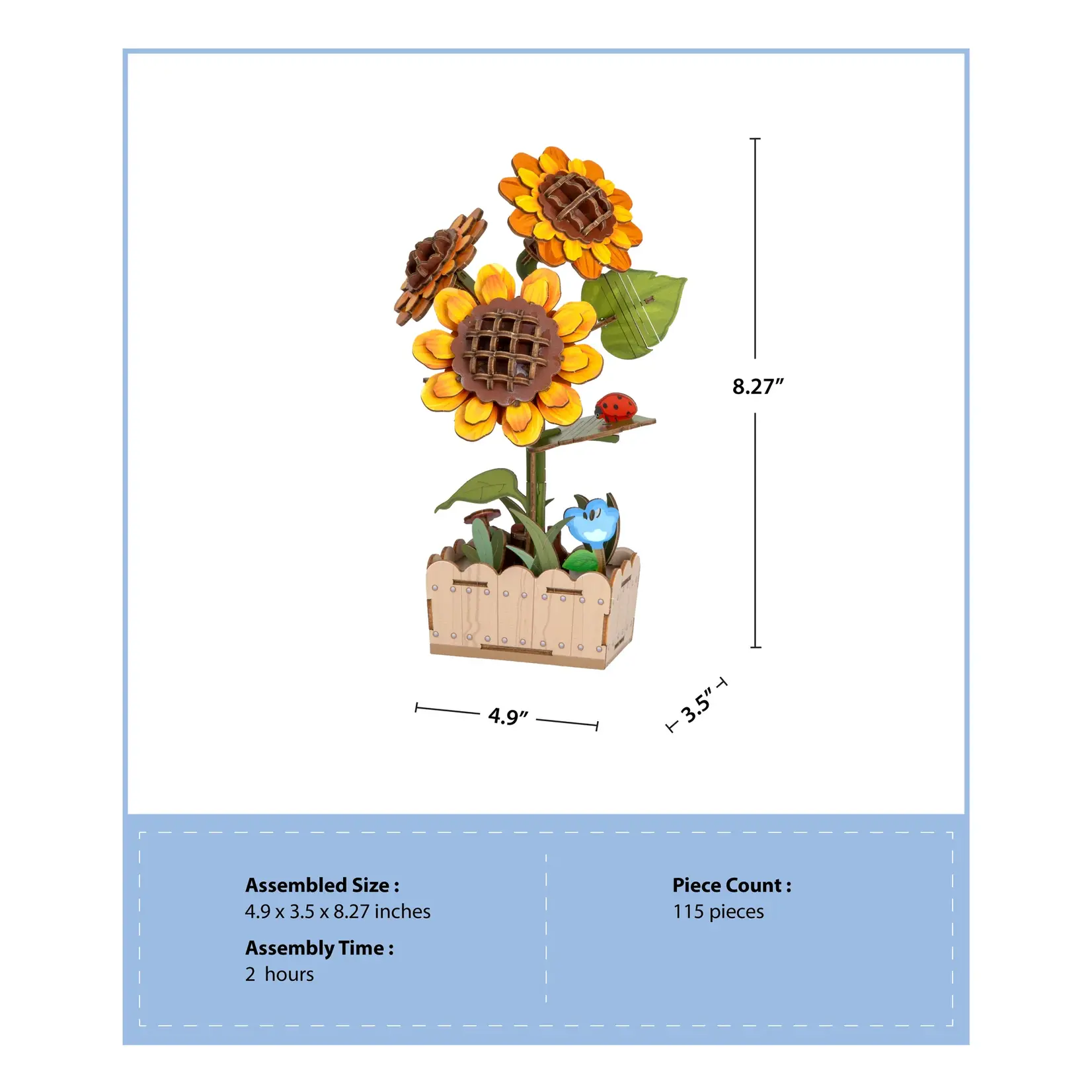 Hands Craft Sunflower Bloom Set