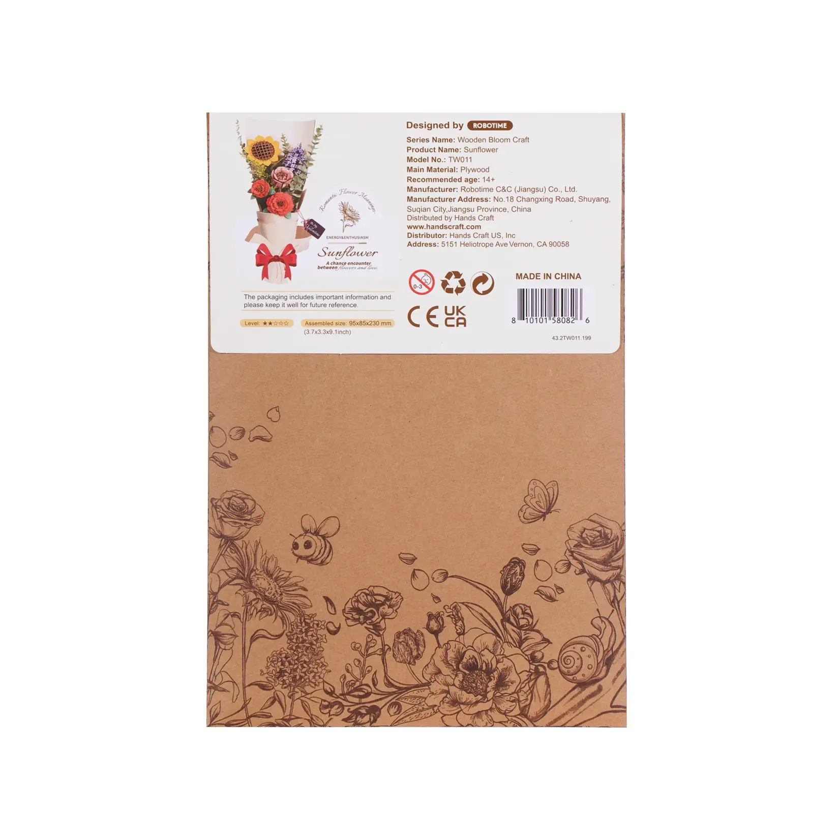 Hands Craft Flower - Sunflower