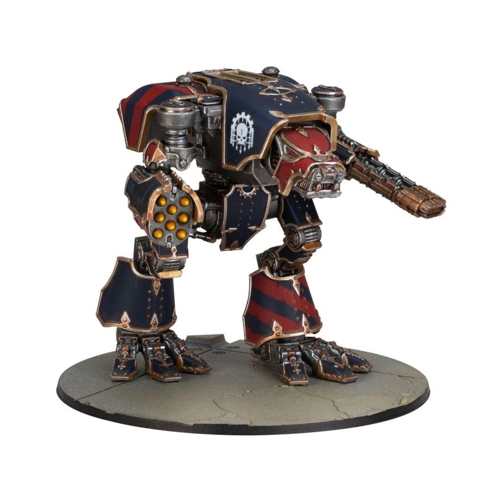 Games Workshop 0345 - Legions Imperialis: Warhound Titans with Ursus Claws and Melta Lances