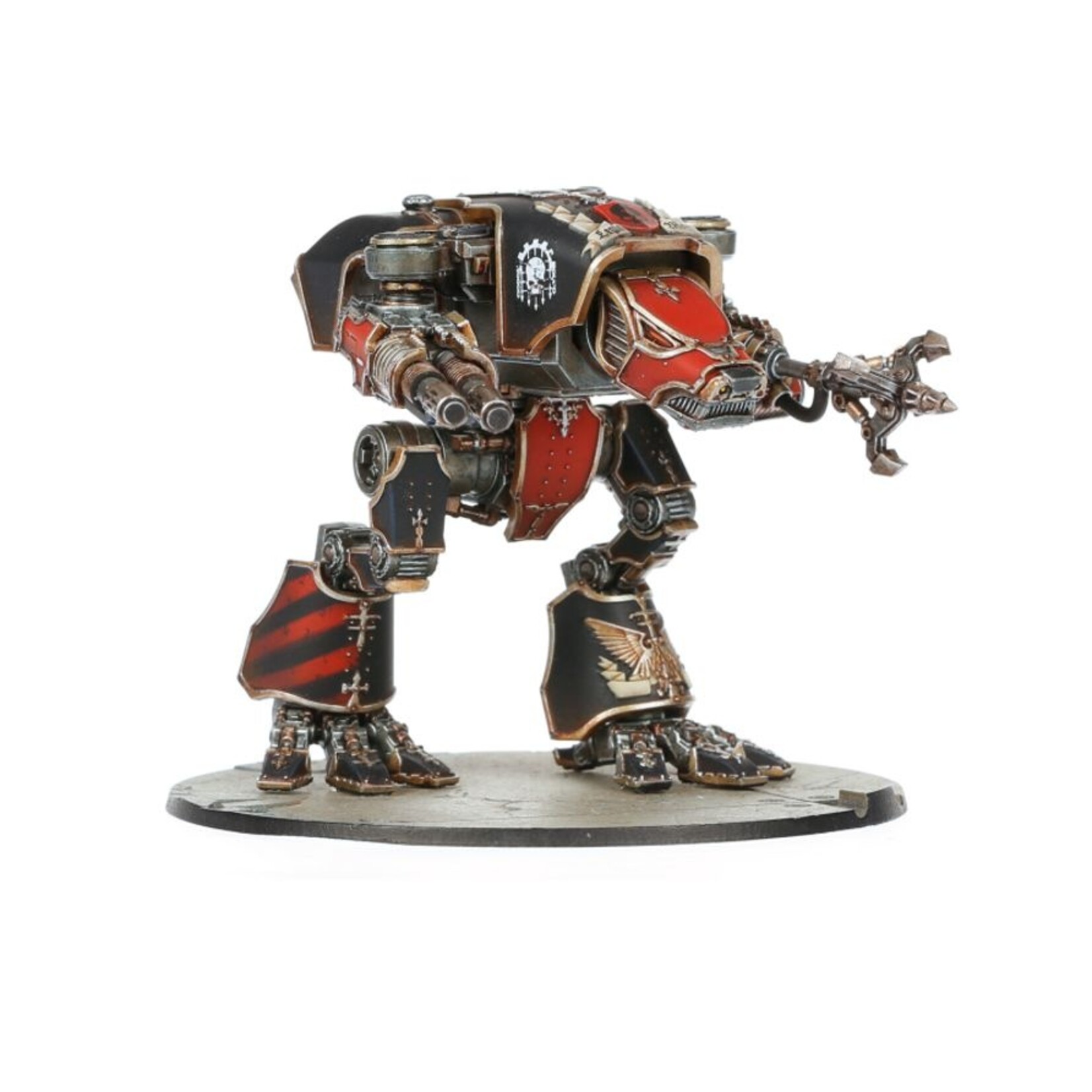 Games Workshop 0345 - Legions Imperialis: Warhound Titans with Ursus Claws and Melta Lances