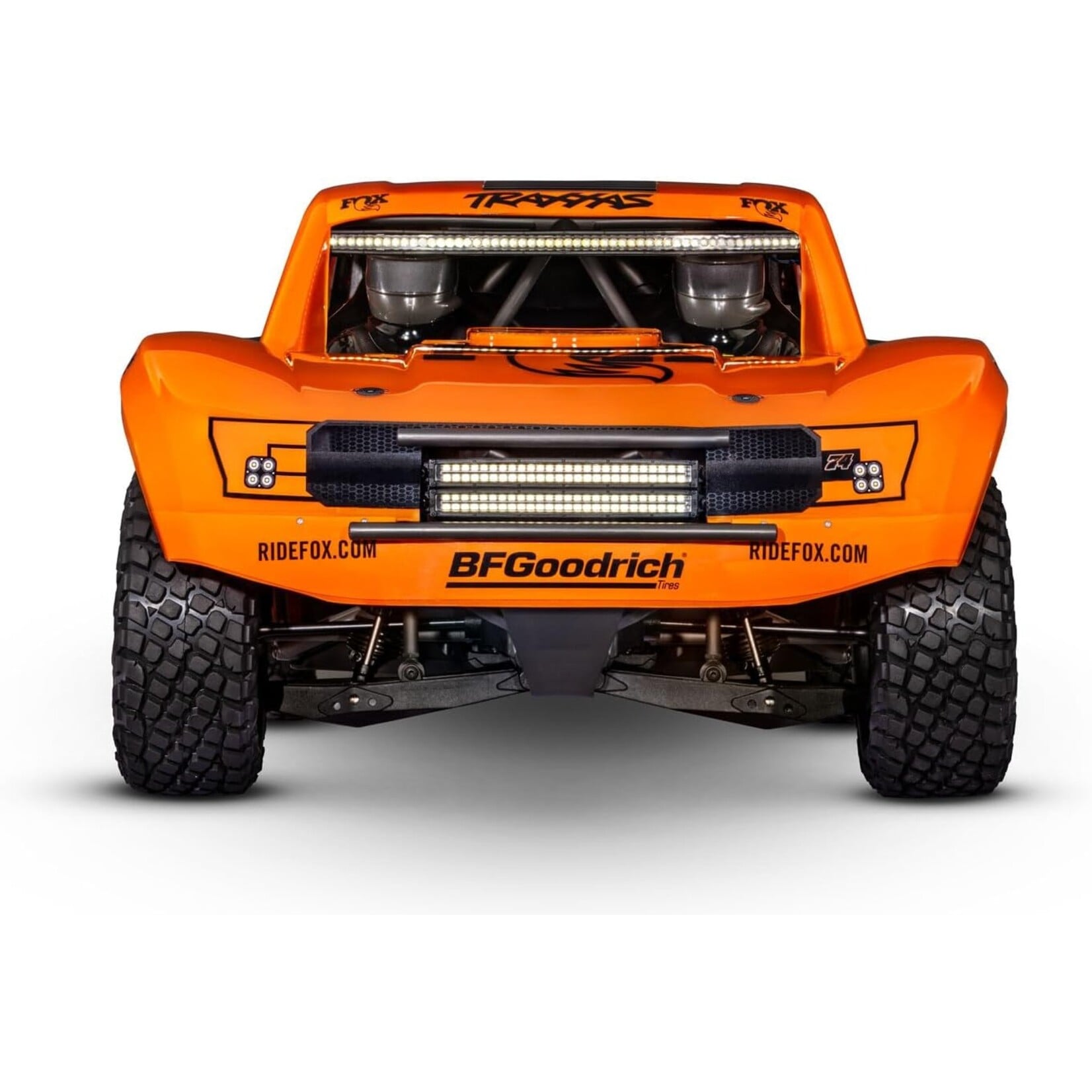 Traxxas 850864 Unlimited Desert Racer 4X4 Pro Scale Race Truck with Lights - FOX/Orange