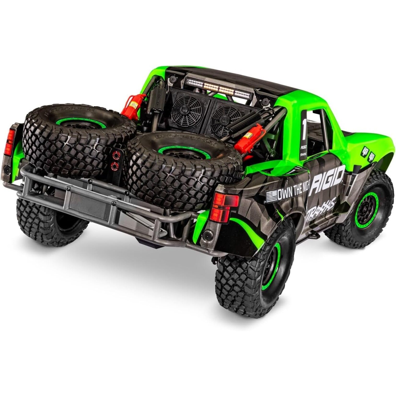 Traxxas 850864 Unlimited Desert Racer 4X4 Pro Scale Race Truck with Lights - RIGID/Green