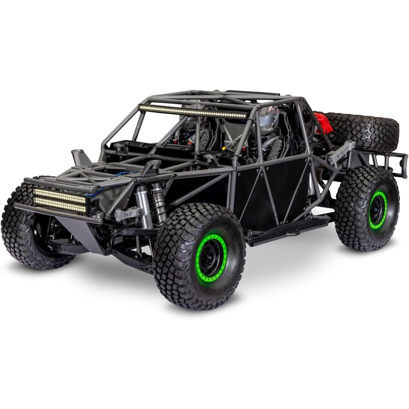 Traxxas 850864 Unlimited Desert Racer 4X4 Pro Scale Race Truck with Lights - RIGID/Green