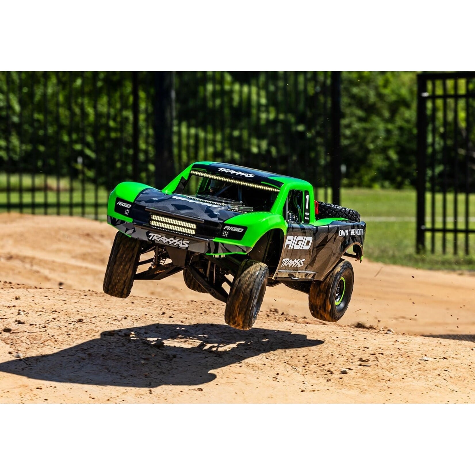 Traxxas 850864 Unlimited Desert Racer 4X4 Pro Scale Race Truck with Lights - RIGID/Green