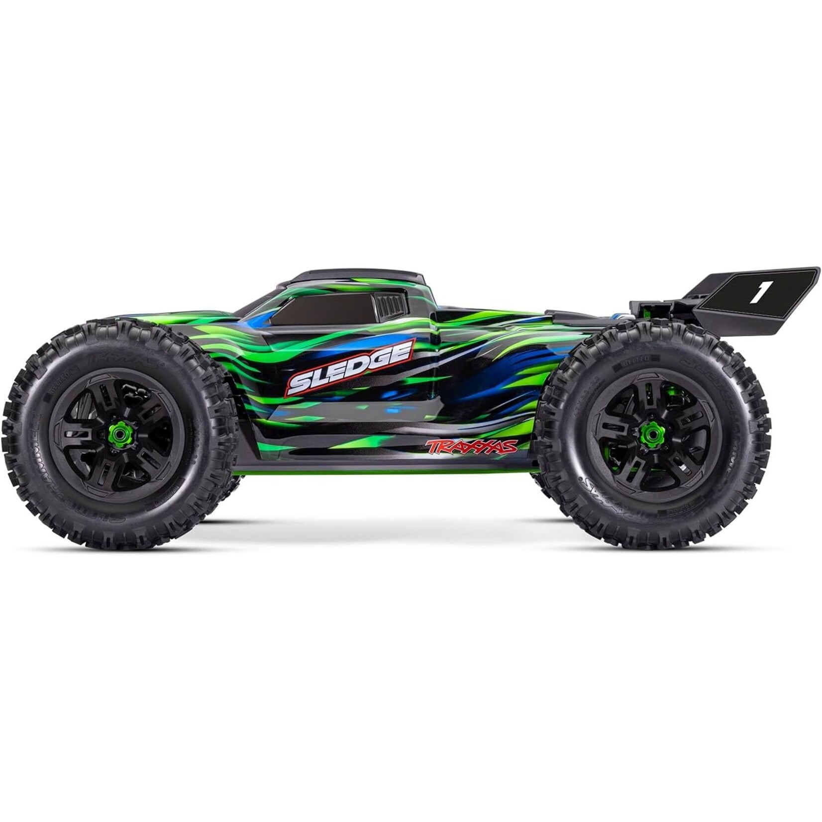 Traxxas 950964GRN - 1/8 Sledge Belted 4WD - Green