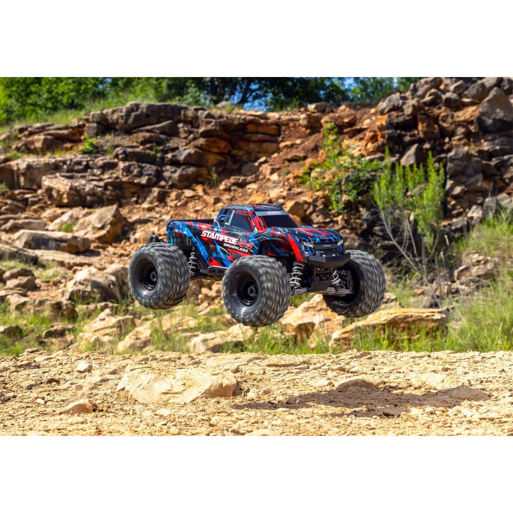 Traxxas 674544RED - Stampede 4X4 Brushless HD - Red