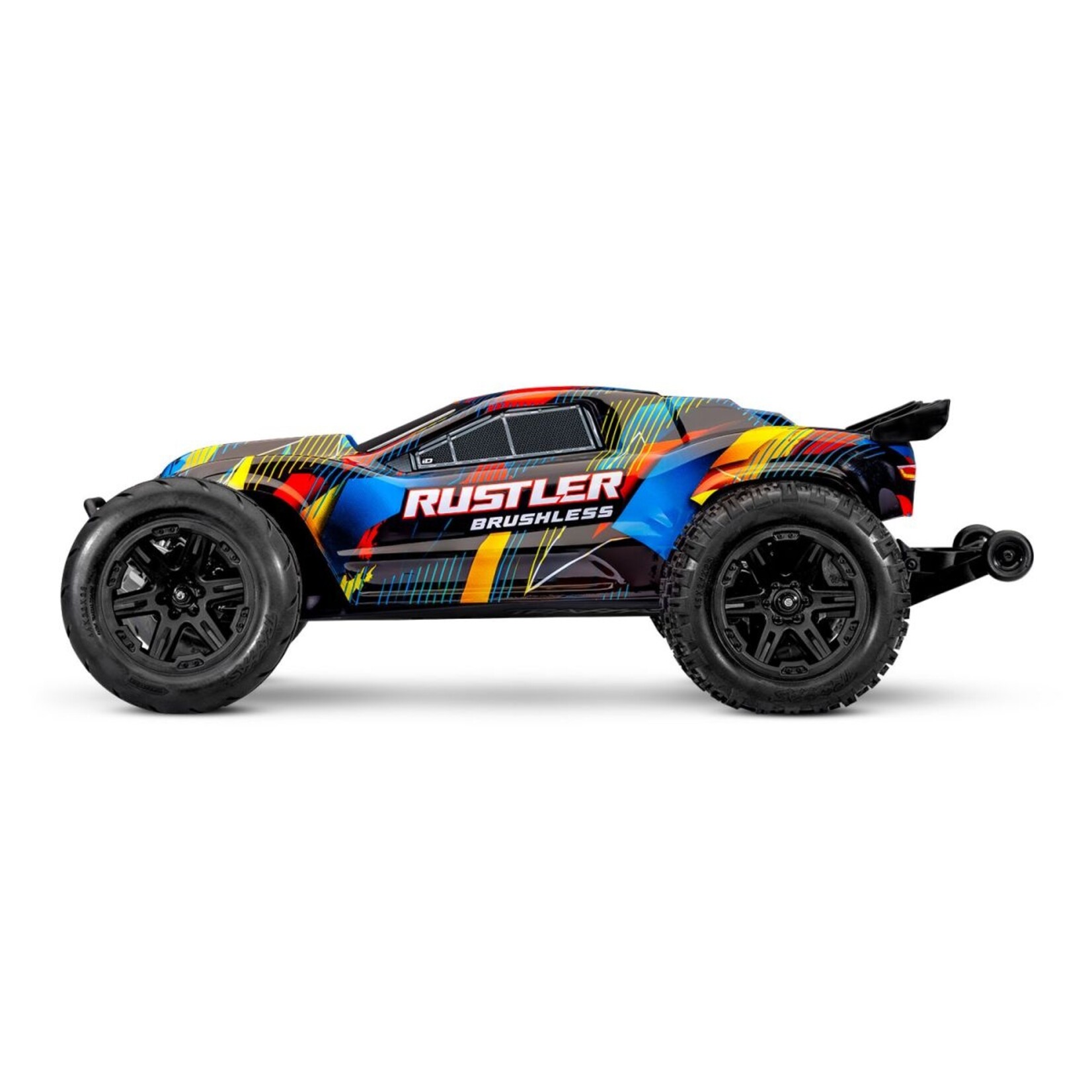 Traxxas 374544YLW - Rustler 2WD Brushless HD - Yellow
