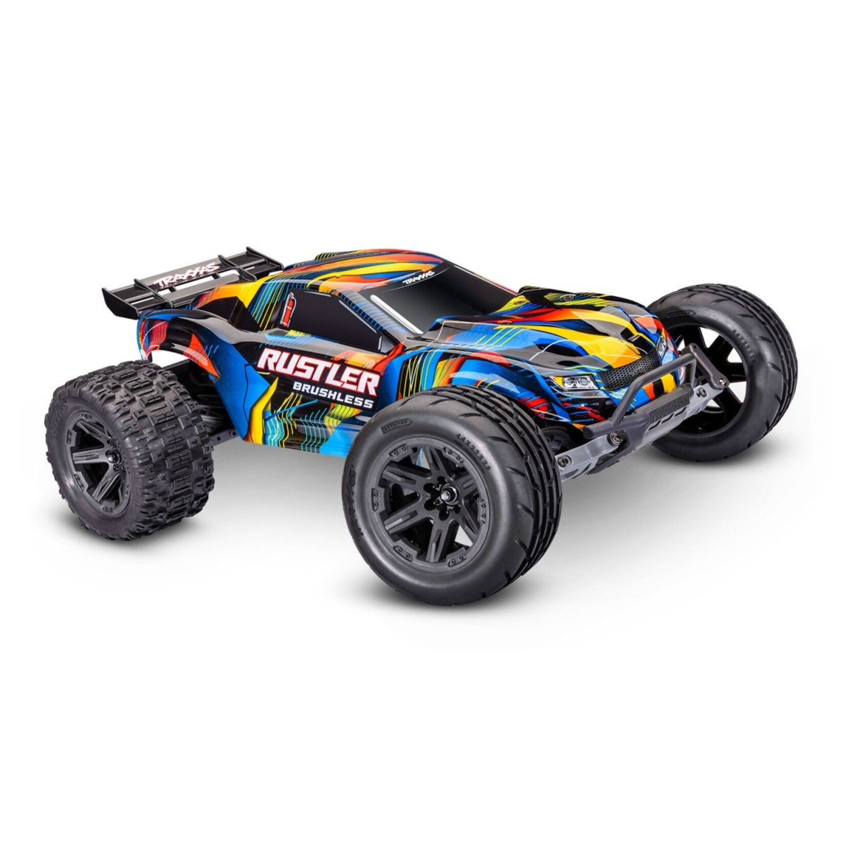 Traxxas 374544YLW - Rustler 2WD Brushless HD - Yellow