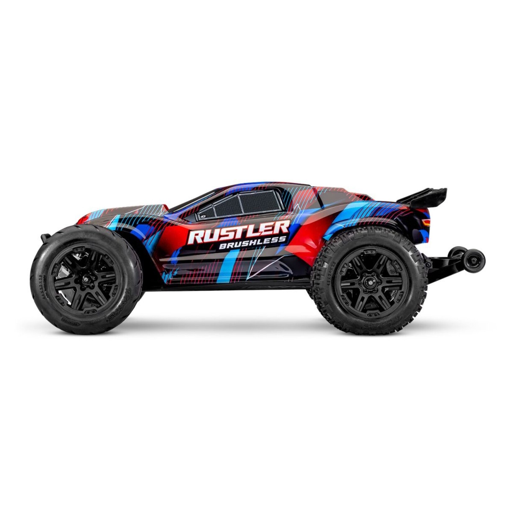 Traxxas 374544RED - Rustler 2WD Brushless HD - Red