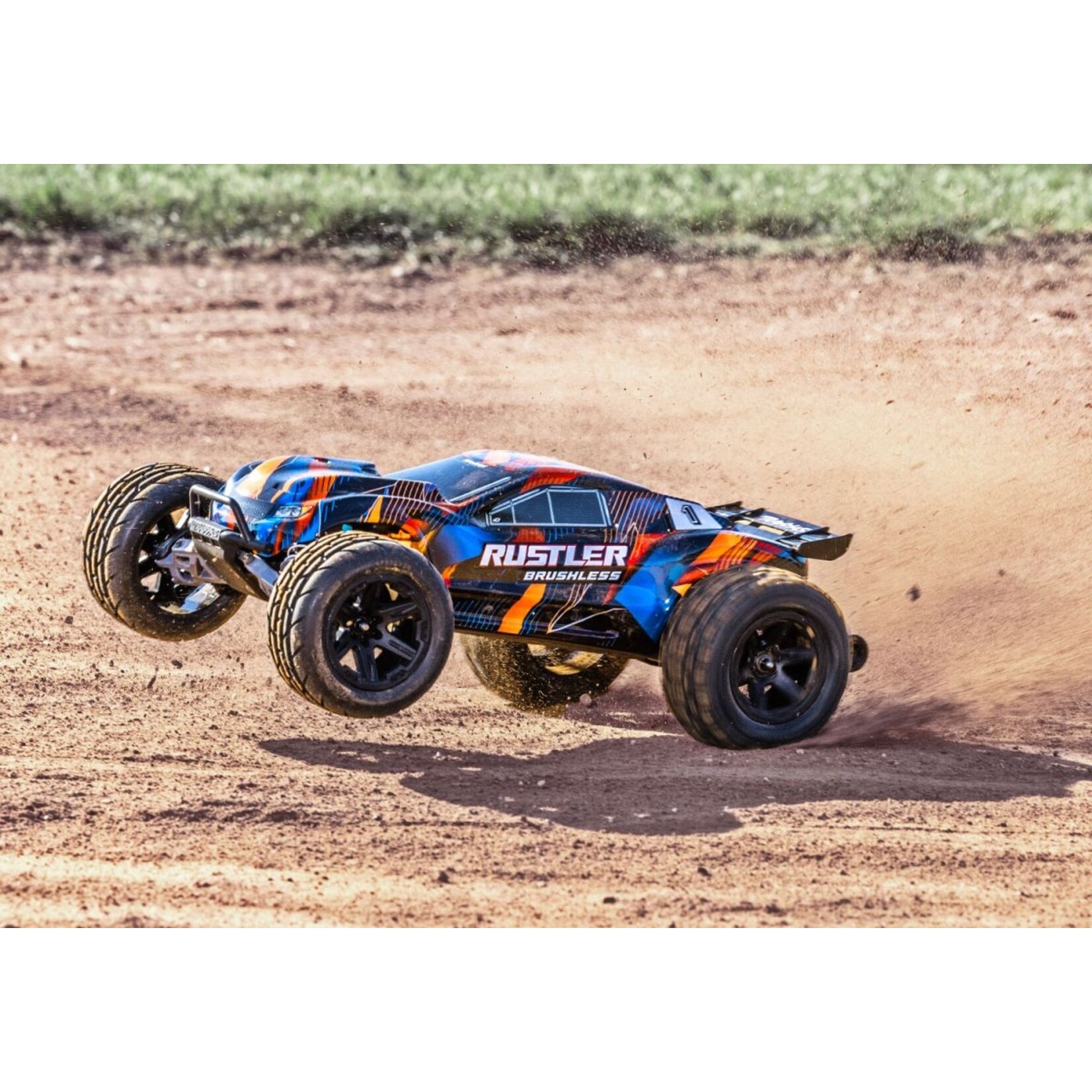 Traxxas 374544ORNG - Rustler 2WD Brushless HD - Orange
