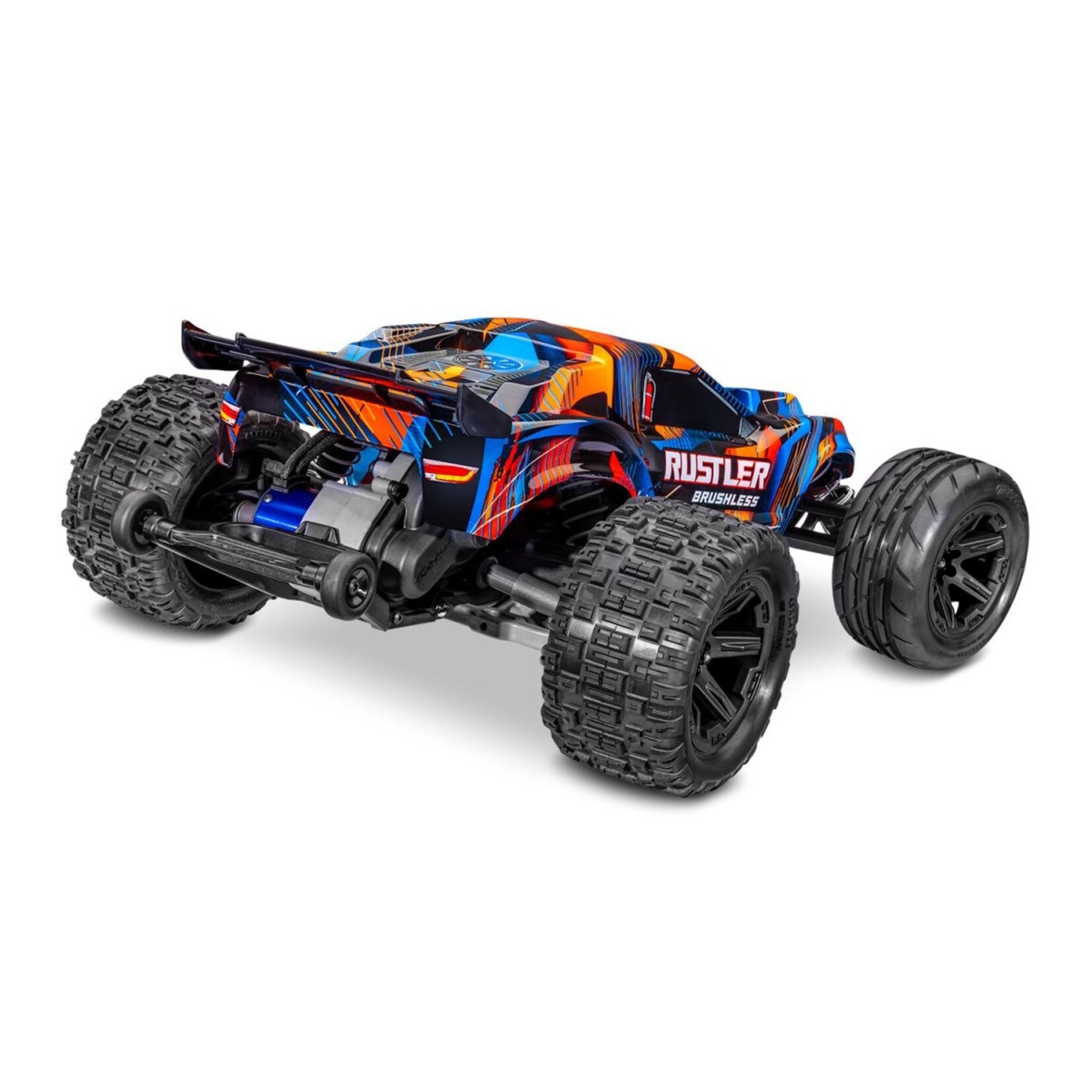 Traxxas 374544ORNG - Rustler 2WD Brushless HD - Orange