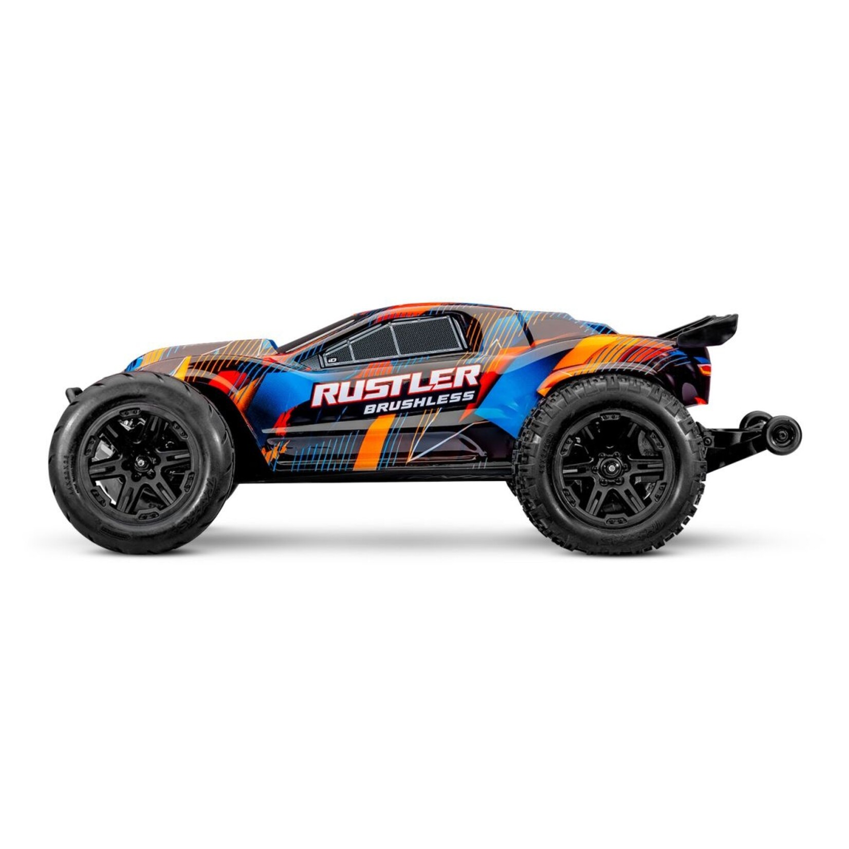 Traxxas 374544ORNG - Rustler 2WD Brushless HD - Orange