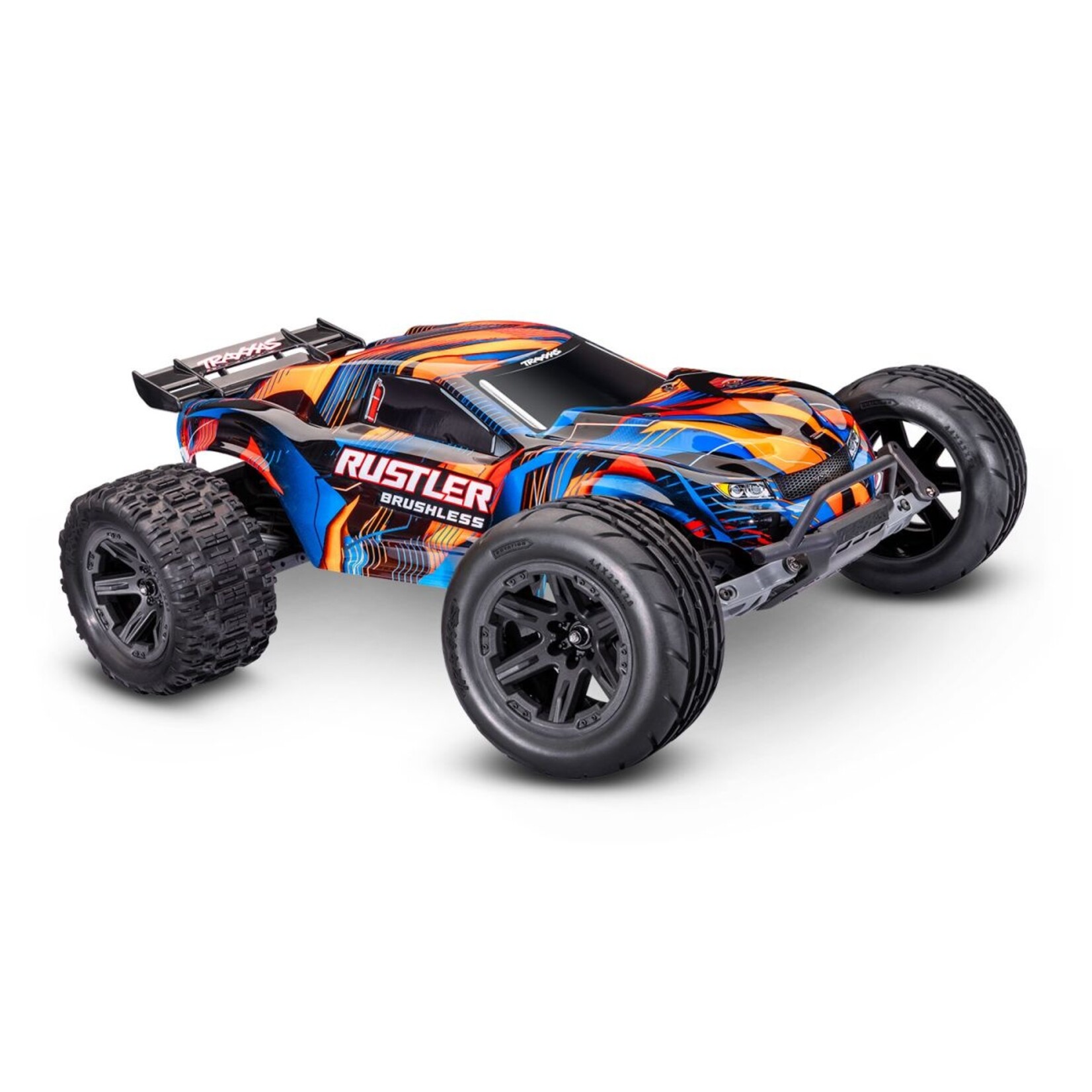 Traxxas 374544ORNG - Rustler 2WD Brushless HD - Orange