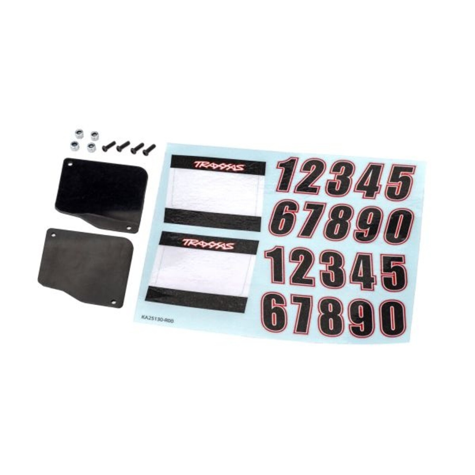 Traxxas 10813 - Number Plates L&R (For 10811)