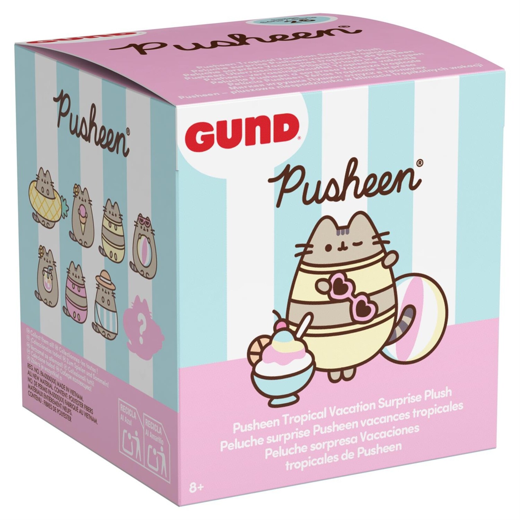 Gund Pusheen Tropical Vacation Surprise Plush Blind Box