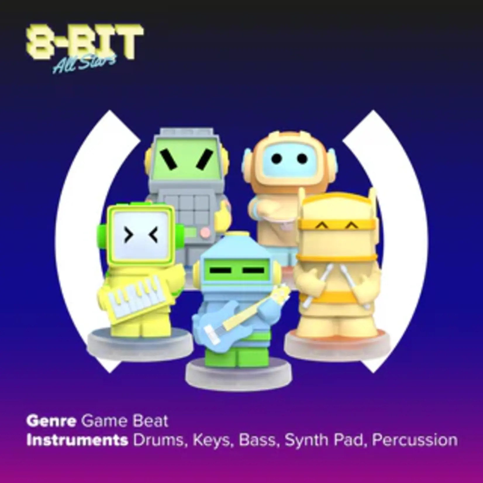 Loops Lab 8-Bit All Stars Game Beat Music Band