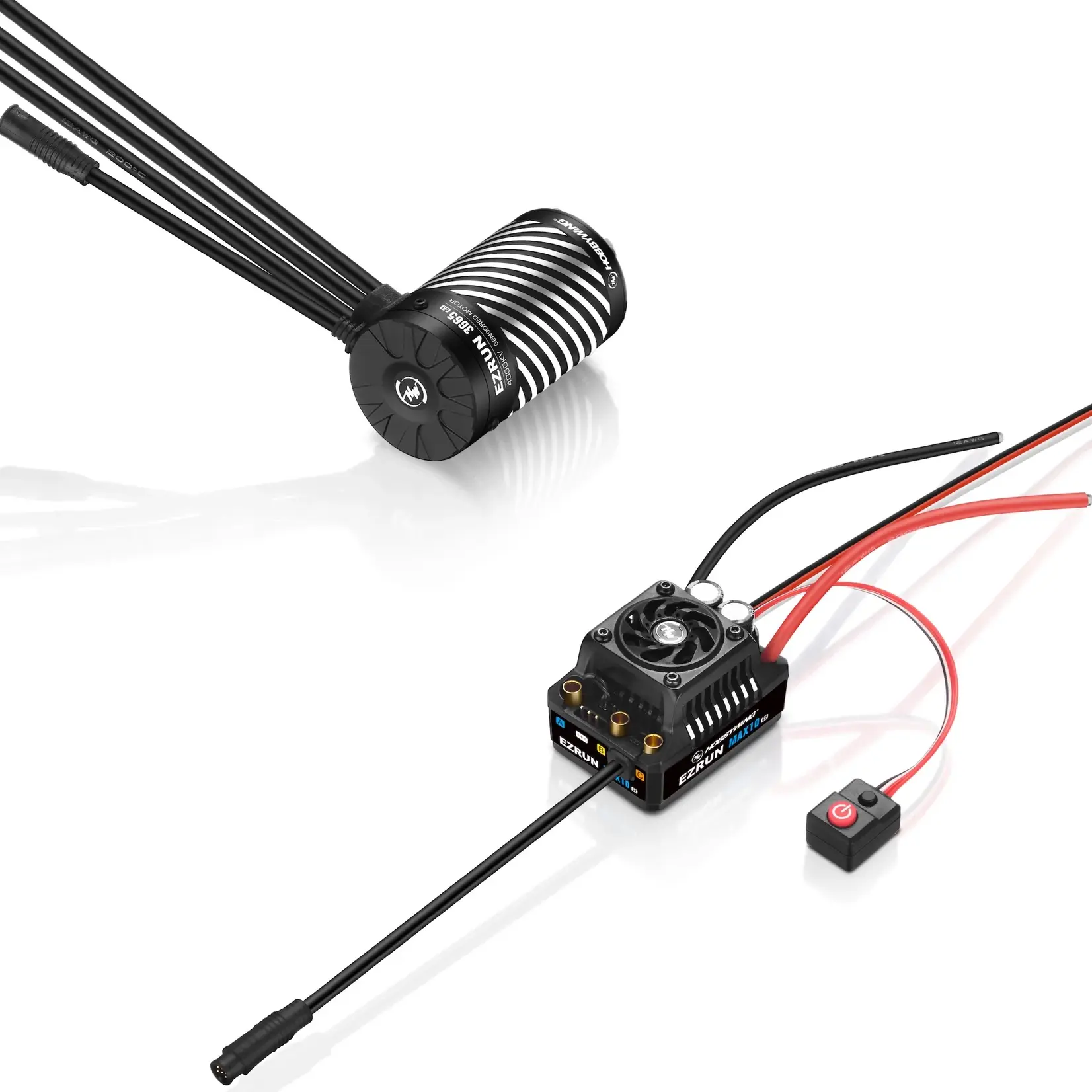 HobbyWing 38010210 - EzRun MAX10 G2S 140A + 3665SD Motor Combo (3200kv)