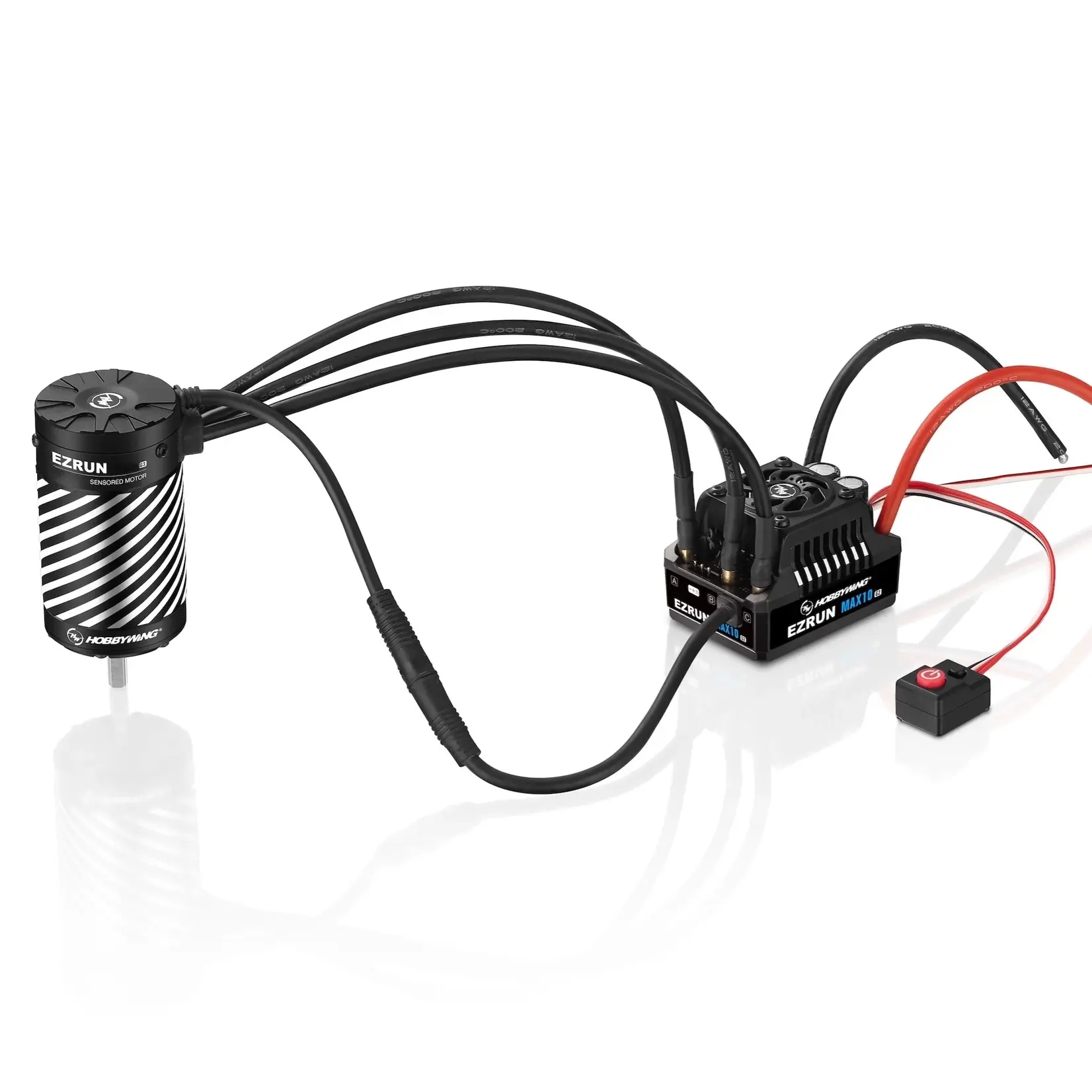HobbyWing 38010210 - EzRun MAX10 G2S 140A + 3665SD Motor Combo (3200kv)