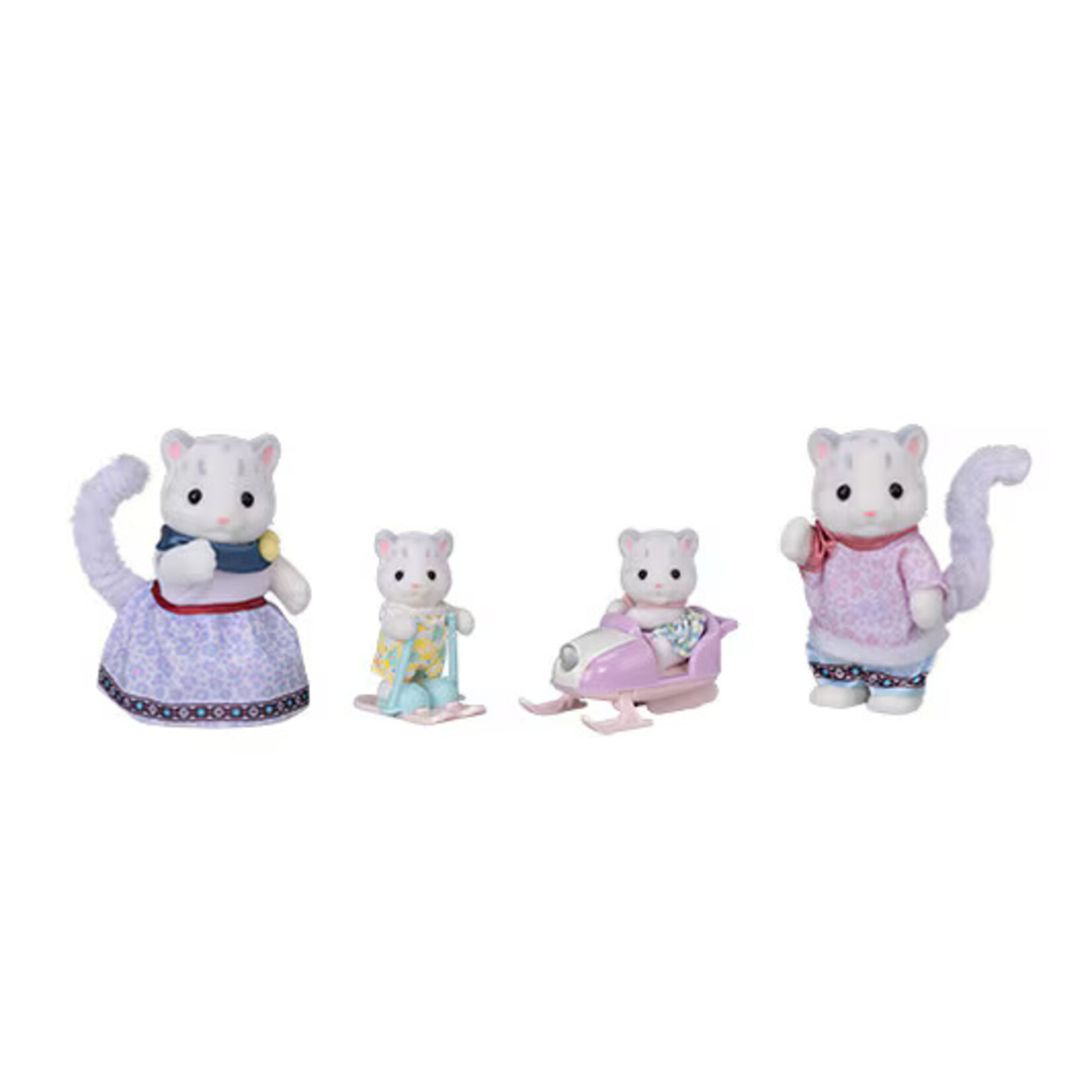 Calico Critters Snow Leopard Family