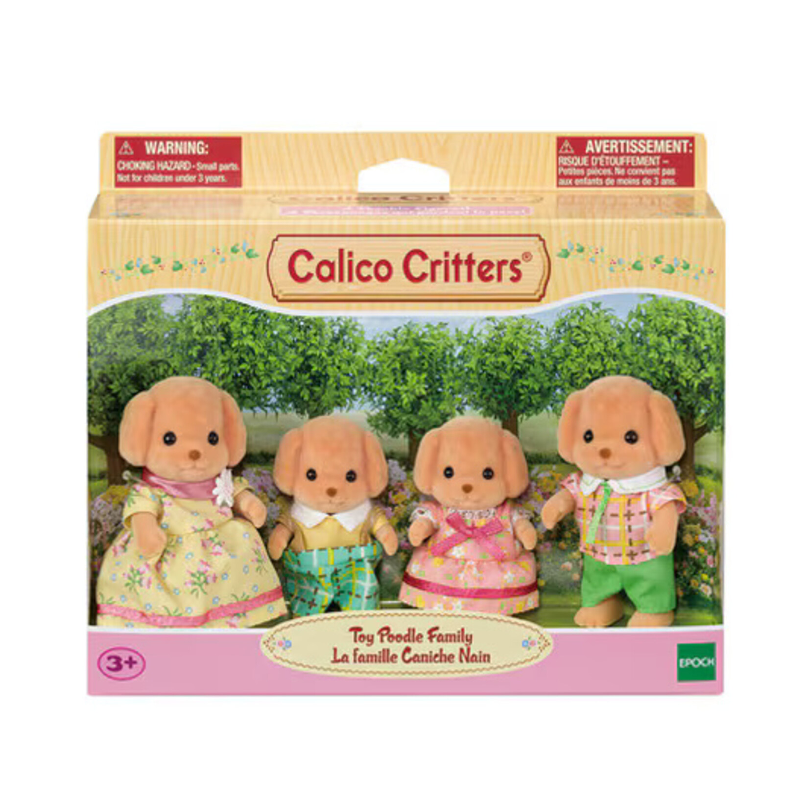 Calico Critters Toy Poodle Family