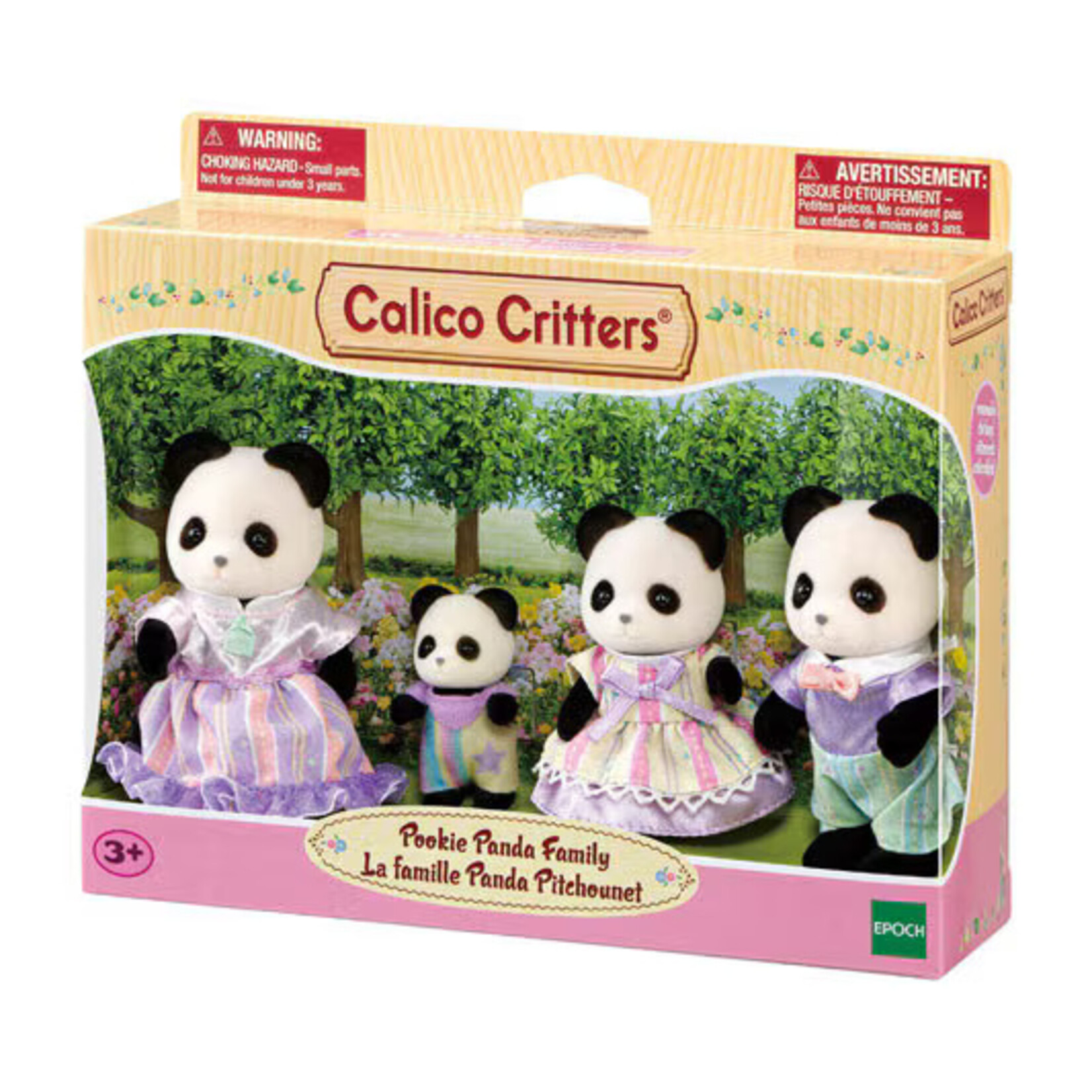 Calico Critters Pookie Panda Family