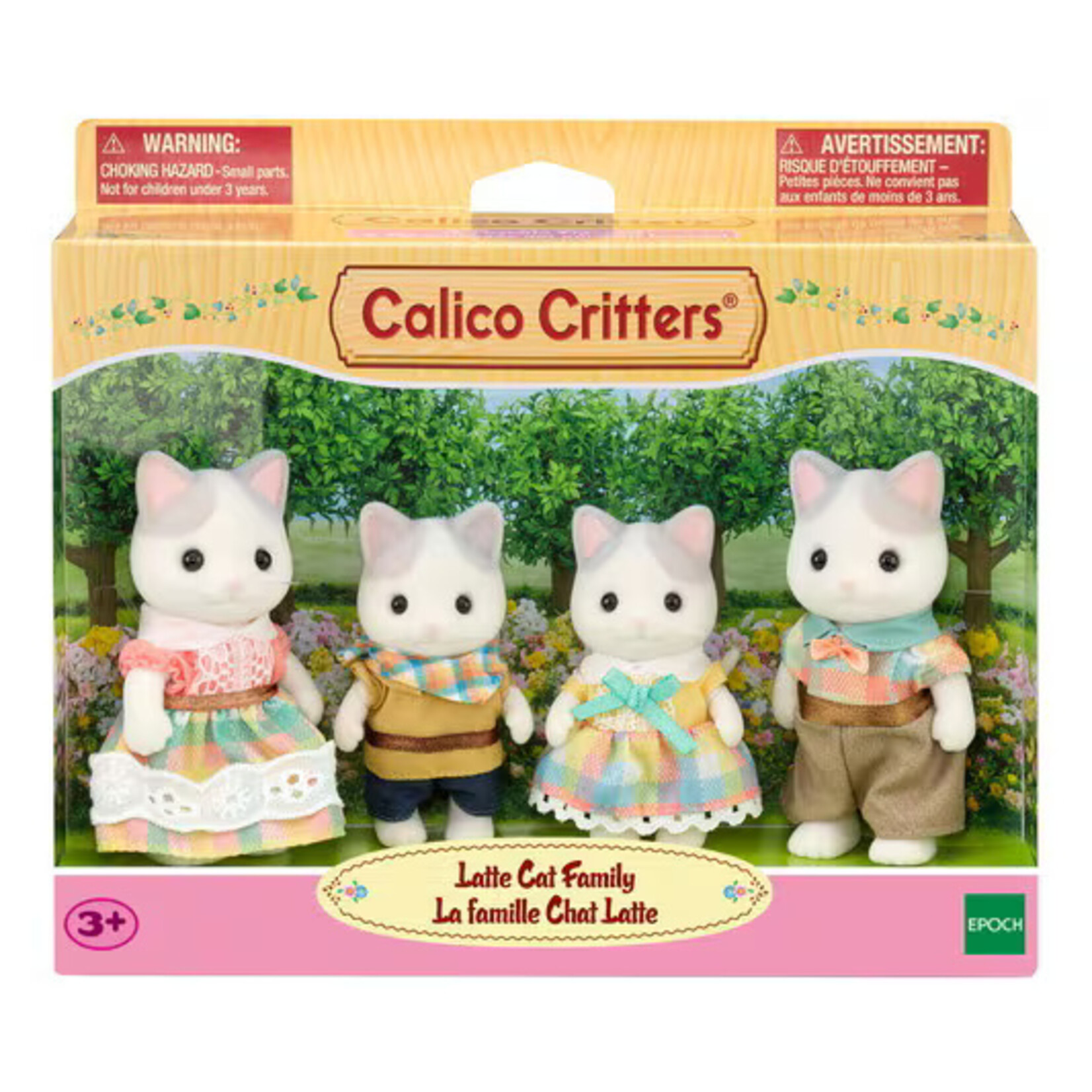 Calico Critters Latte Cat Family