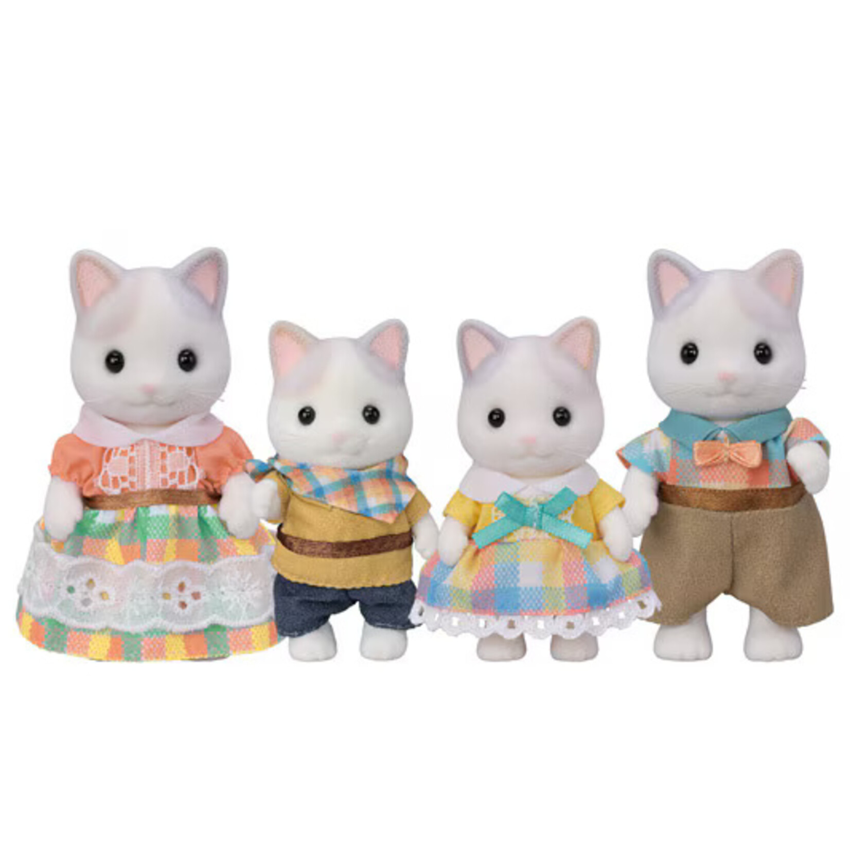 Calico Critters Latte Cat Family