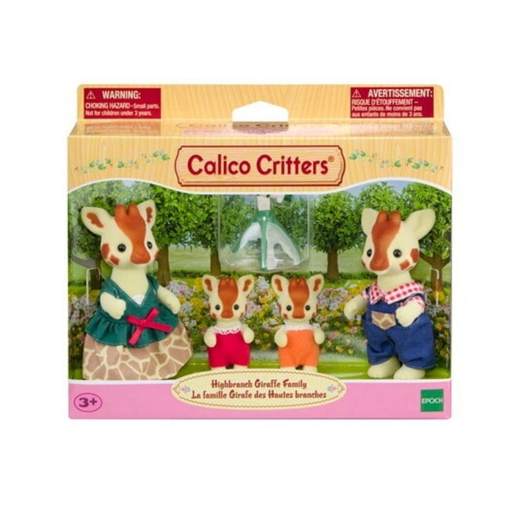Calico Critters Highbranch Giraffe Family