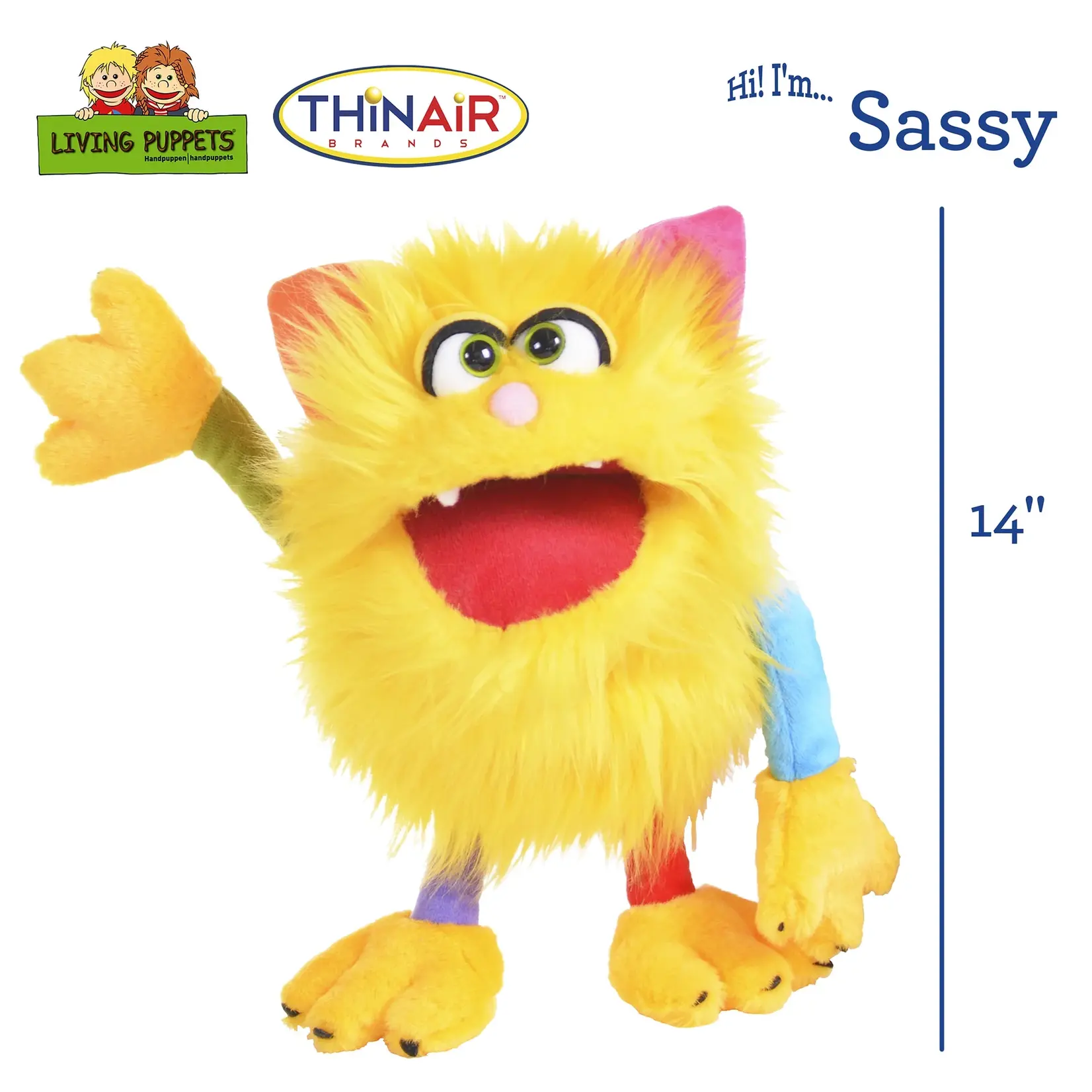 Thin Air Living Puppet: Sassy 14"