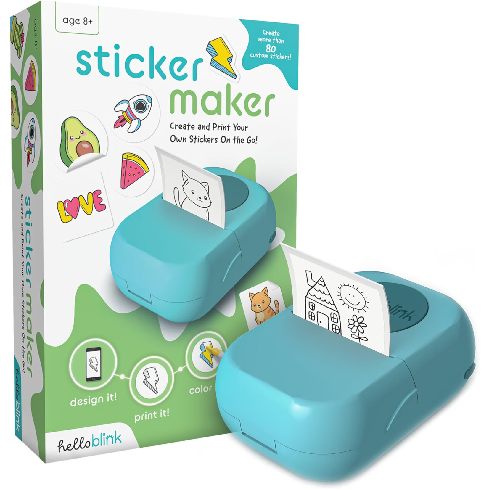 Hello Blink Sticker Maker