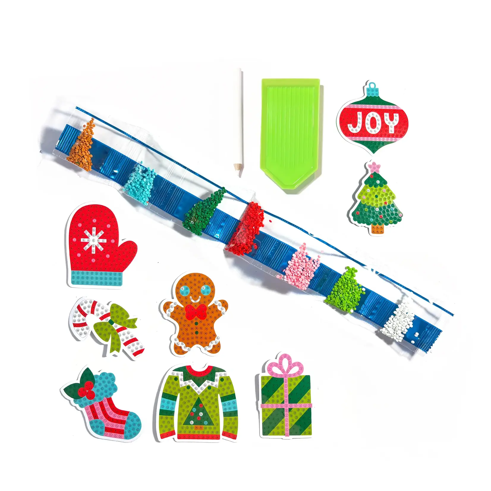 Ooly Jingle & Joy Mini Razzle Dazzle Gem Sticker Kit