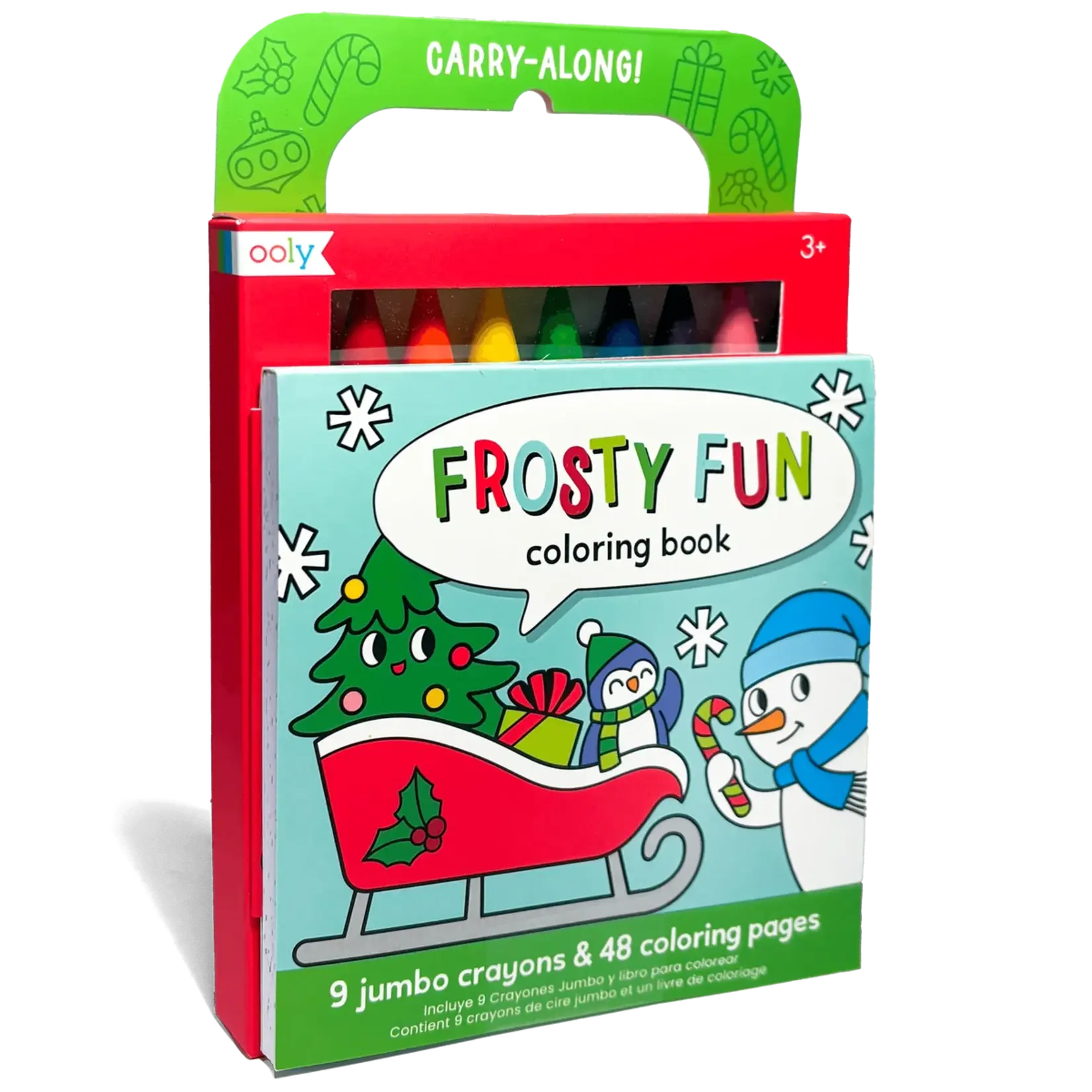 Ooly Frosty Fun Carry Along Coloring Book