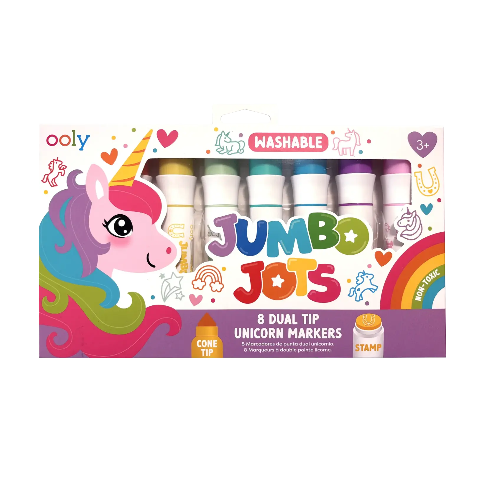 Ooly Jumbo Jots: Dual Tip Unicorn Markers