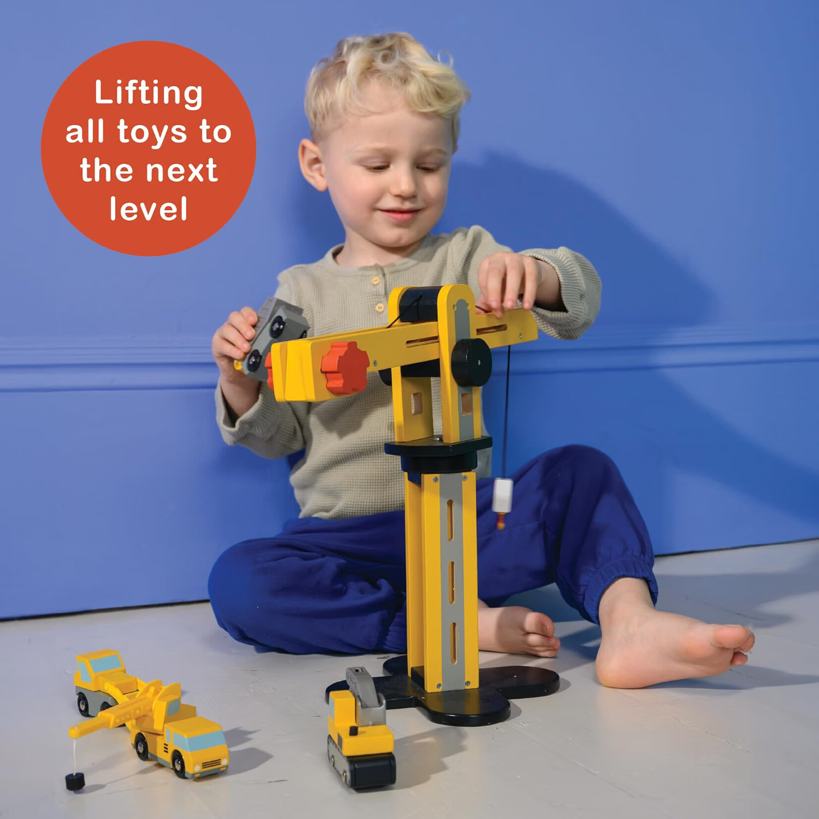 Mentari Toys Big Yellow Crane