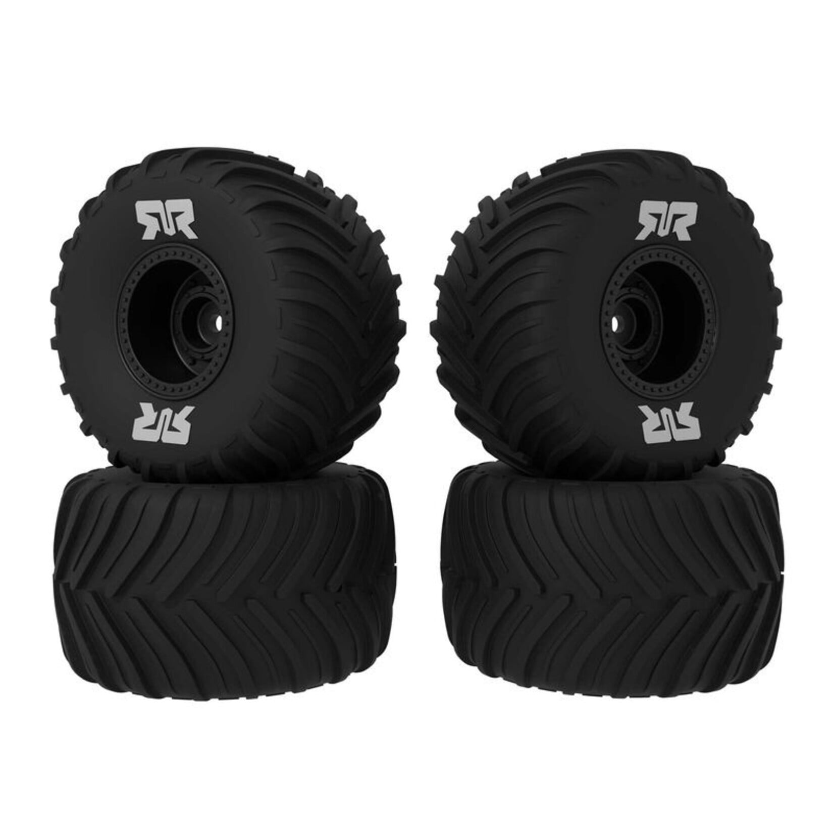 Arrma ARA-3115 dBoots Chevron MT Tire Set Glued (Black): GROM (4)