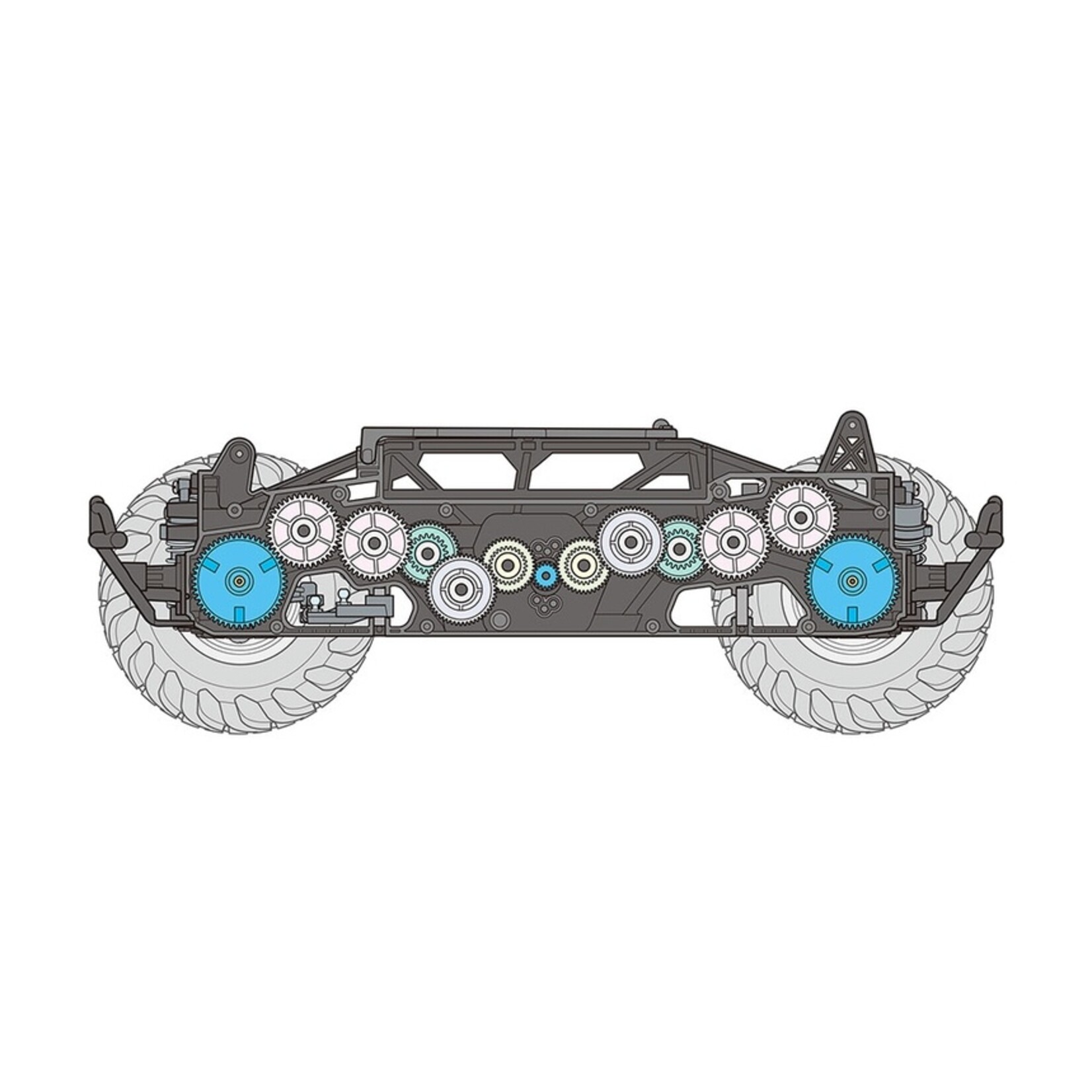 Tamiya 58756 - 1/10 Quirkhopper Electric 4WD Monster Truck Kit (GF-02)