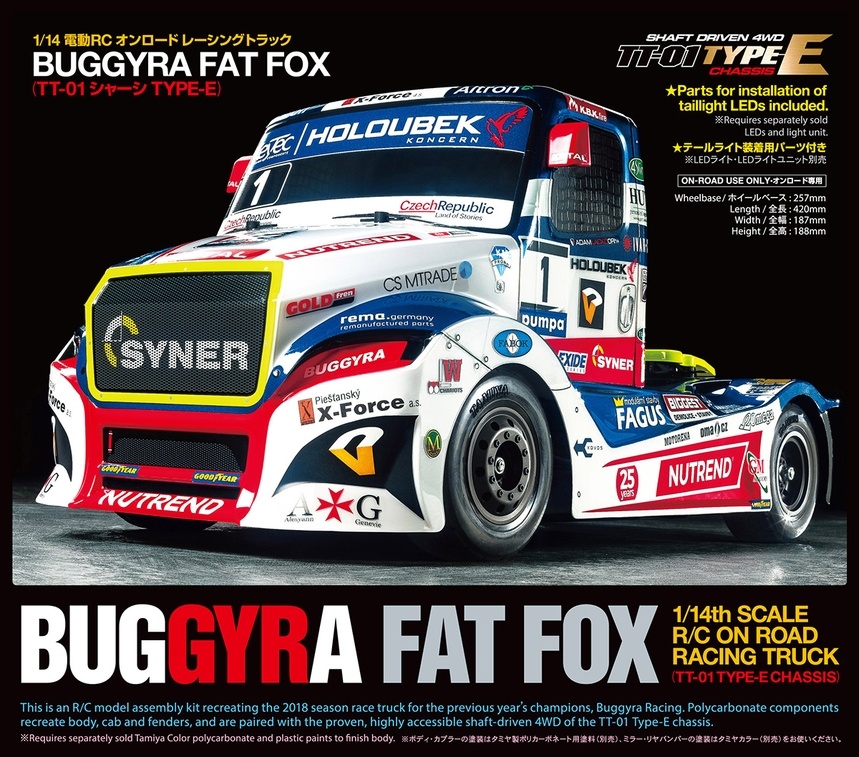 58661 - 1/14 Buggyra Racing Fat Fox TT-01 Type E