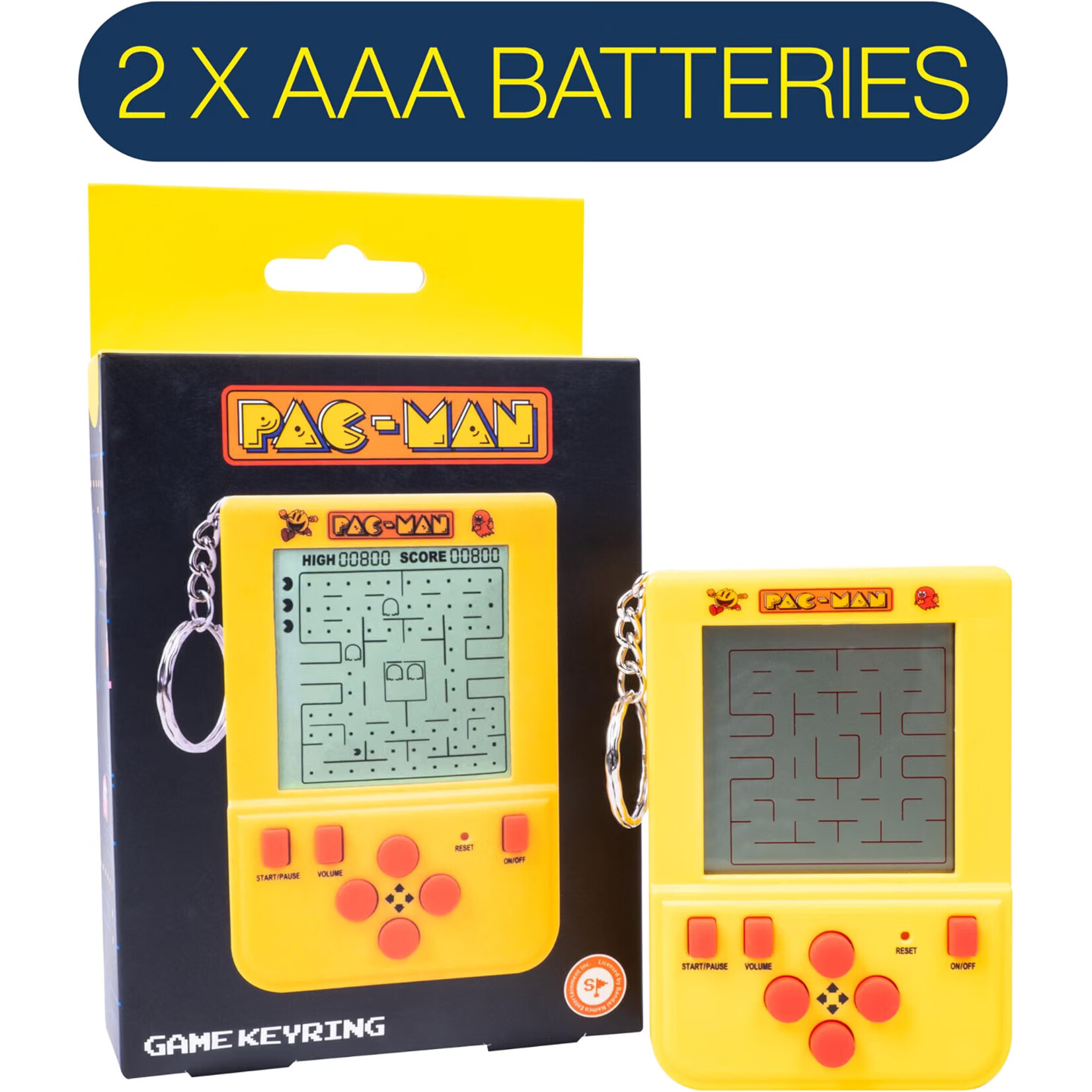 Fizz Creations Pac-Man Game Keyring