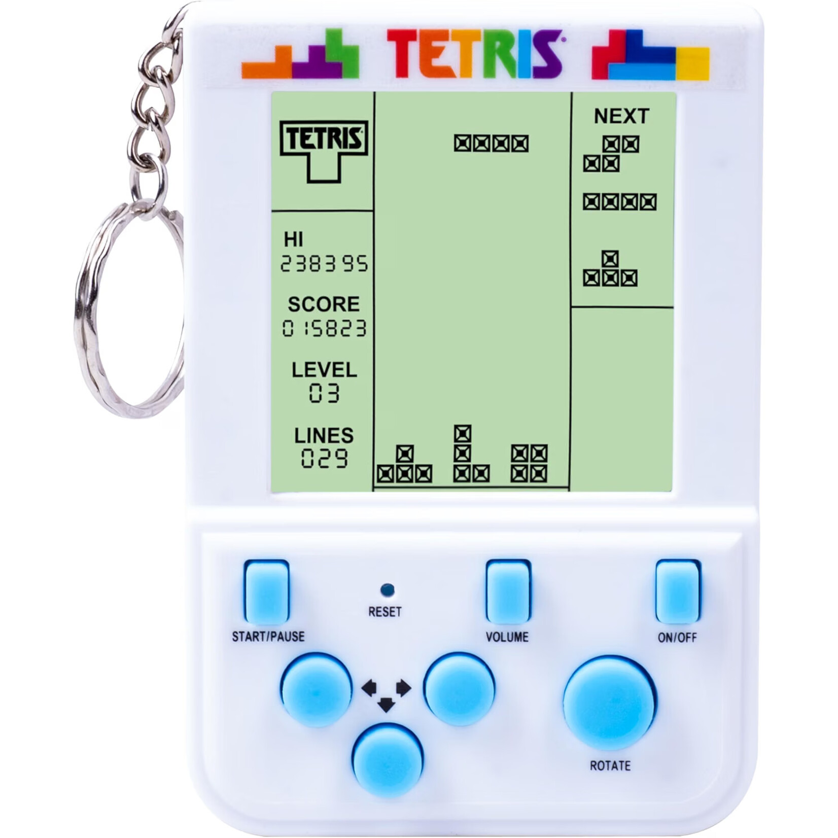 Fizz Creations Tetris Game Keyring