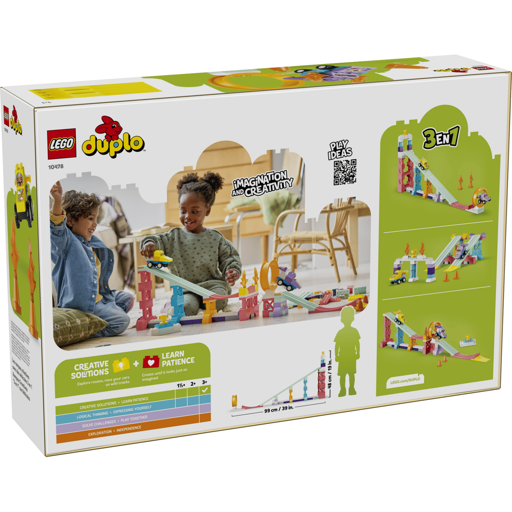 DUPLO® 10478 - 3 in 1 Creative Ramps with Vehicles