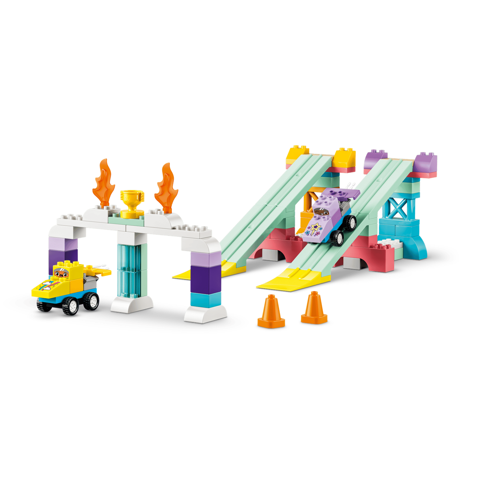 DUPLO® 10478 - 3 in 1 Creative Ramps with Vehicles