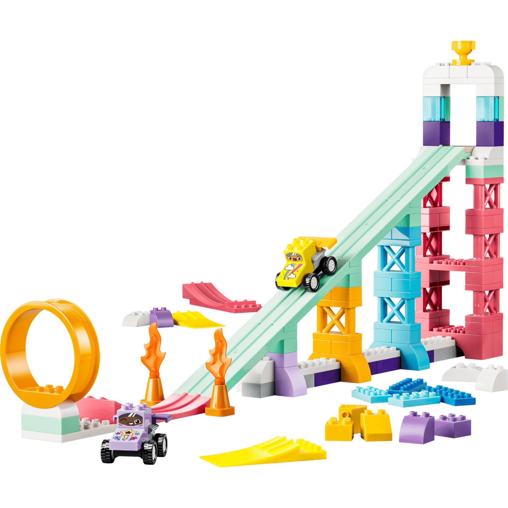 DUPLO® 10478 - 3 in 1 Creative Ramps with Vehicles