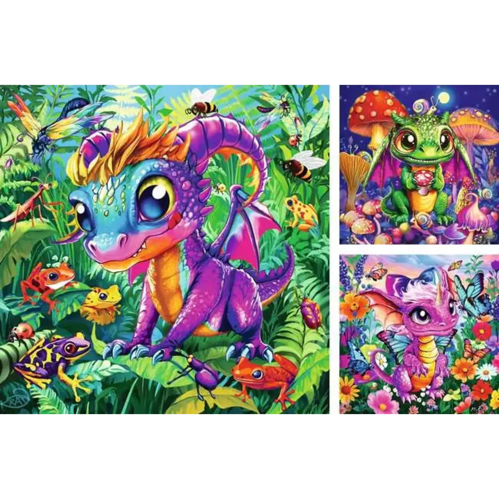 Ravensburger Baby Garden Dragons - 3x49 Piece