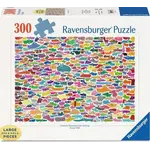 Ravensburger 387 Dogs & One Cat - 300 Piece Large Format