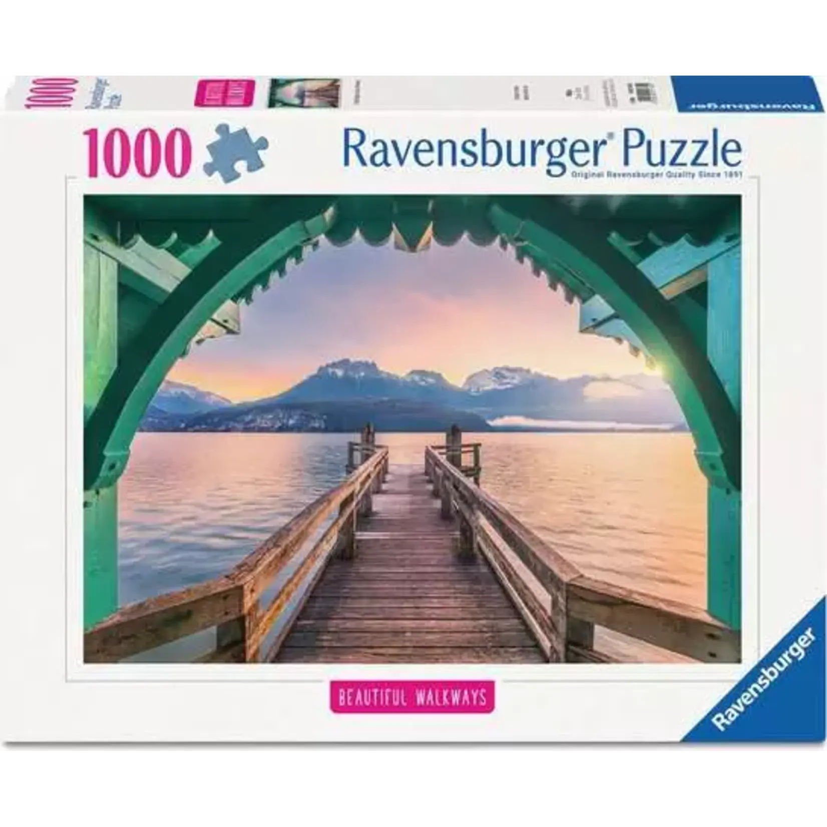 Ravensburger Footbridge at Lac d'Annecy - 1000 Piece