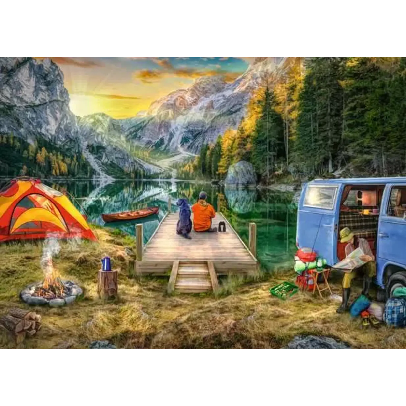 Ravensburger Calm Campsite - 1000 Piece