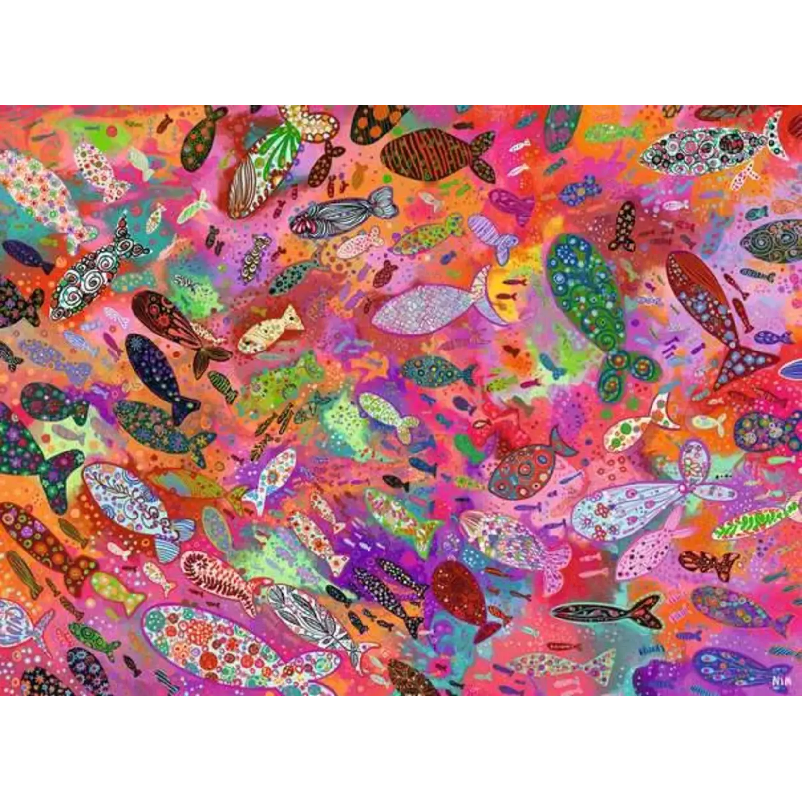 Ravensburger Fish in Fuchsia - 500 Piece