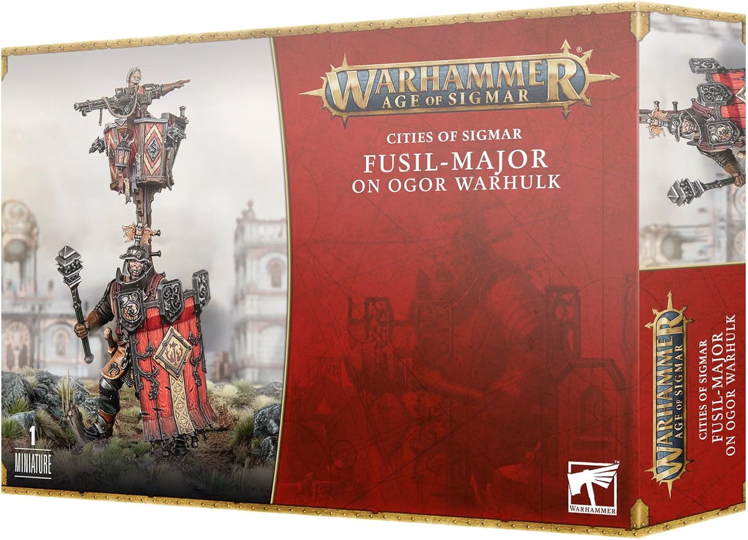 8620 - Cities of Sigmar: Fusil-Major on Ogor Warhulk